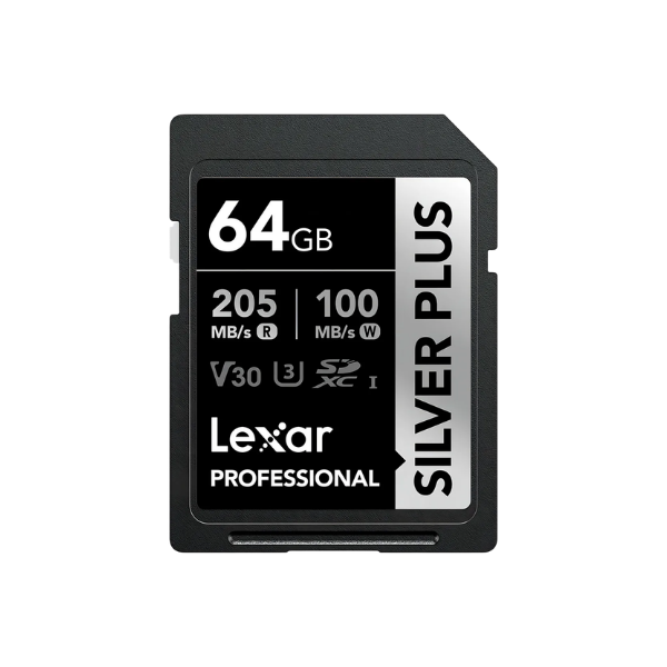 Memoria SD 64GB Lexar 200Mbs V30