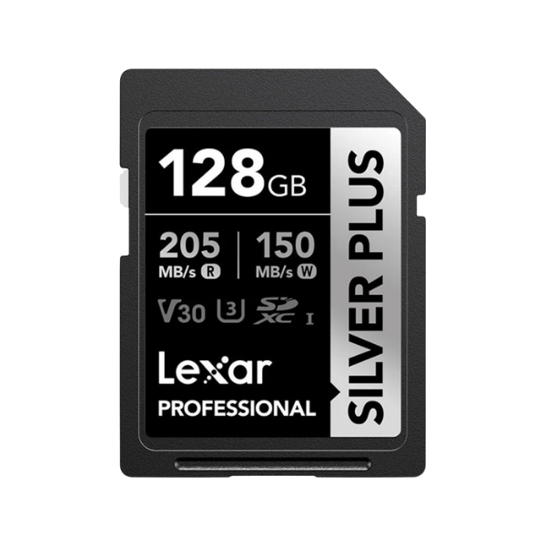 Memoria SD 128GB Lexar 200Mbs V30